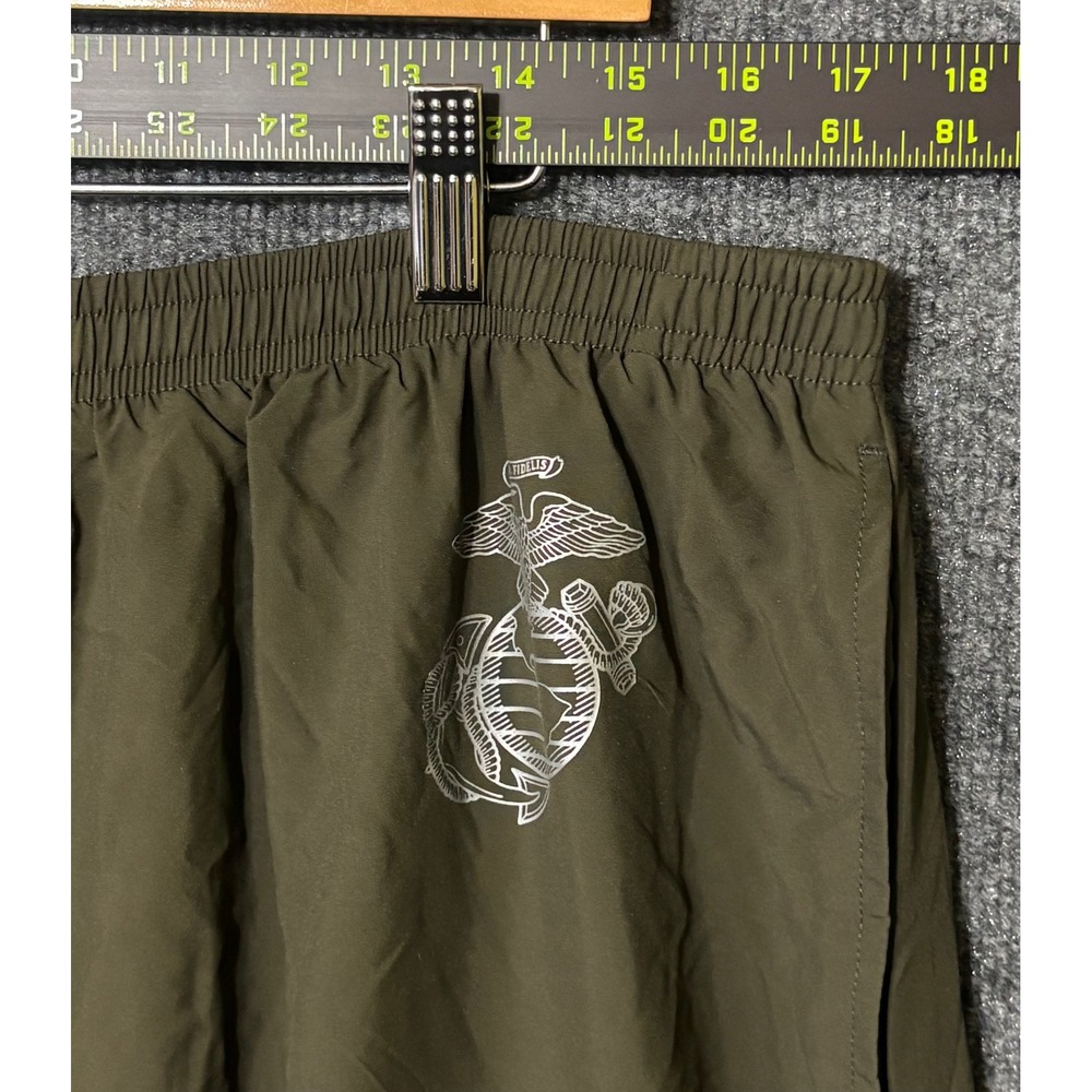 New Balance Mens XL Long Track Running Pants Olive Drab USMC Marine Corps PT - Picture 8 of 8